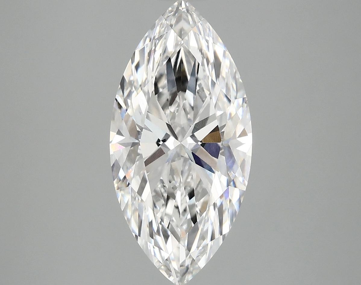 2.55 Carat Marquise Shaped Ideal Cut VVS2 IGI Certified Lab Grown Diamond