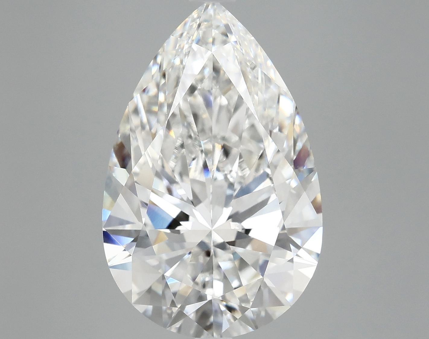 7.16 Carat Pear Shaped Ideal Cut VVS2 IGI Certified Lab Grown Diamond