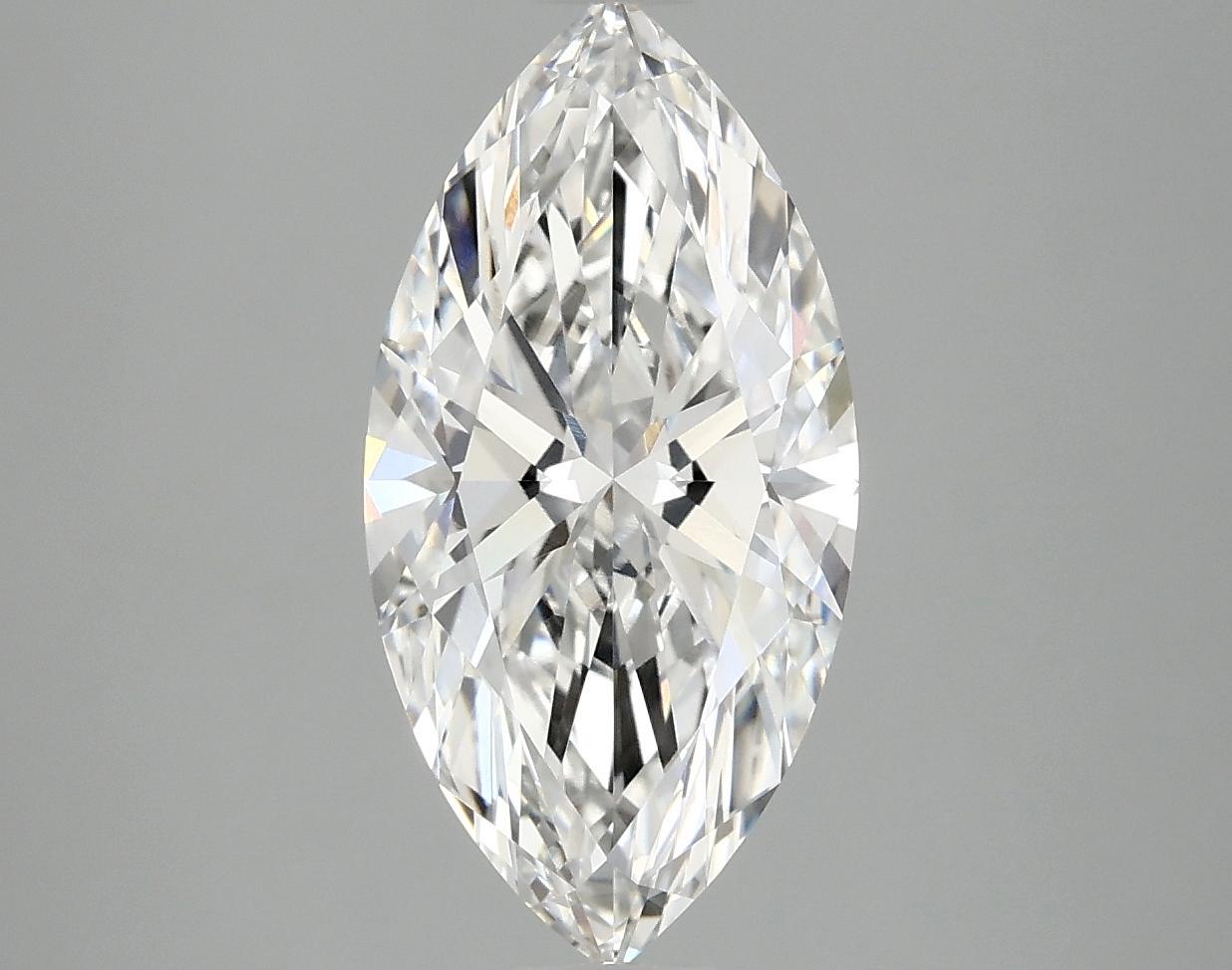 2.51 Carat Marquise Shaped Ideal Cut VS1 IGI Certified Lab Grown Diamond