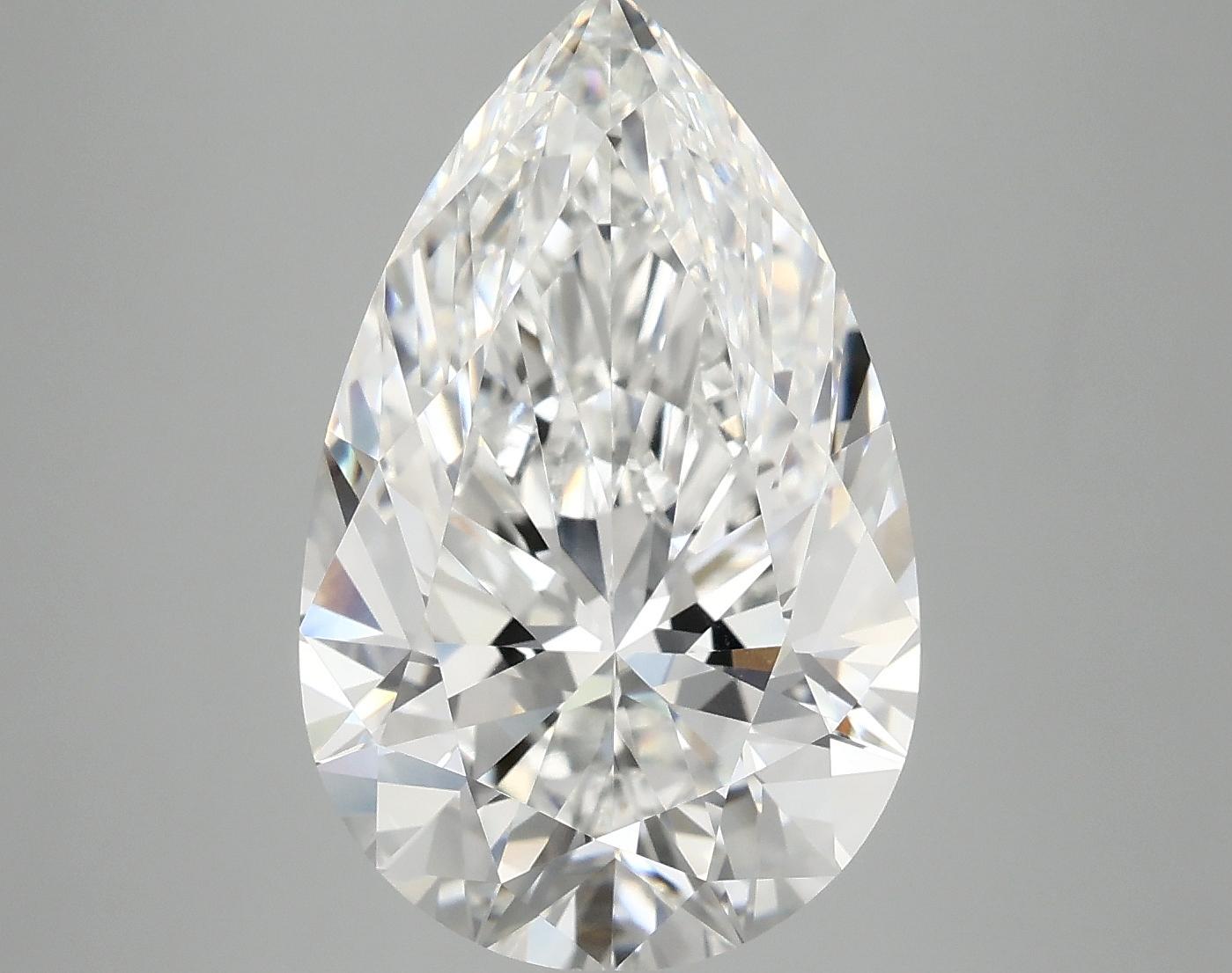 7.01 Carat Pear Shaped Ideal Cut VVS2 IGI Certified Lab Grown Diamond