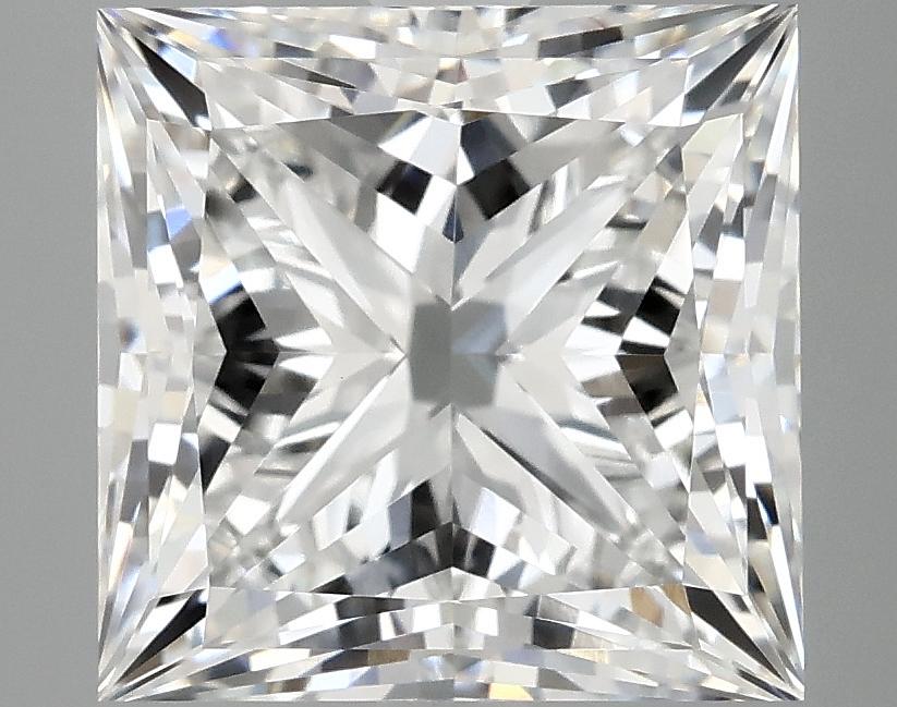 5.08 Carat Princess Shaped Ideal Cut VVS2 IGI Certified Lab Grown Diamond