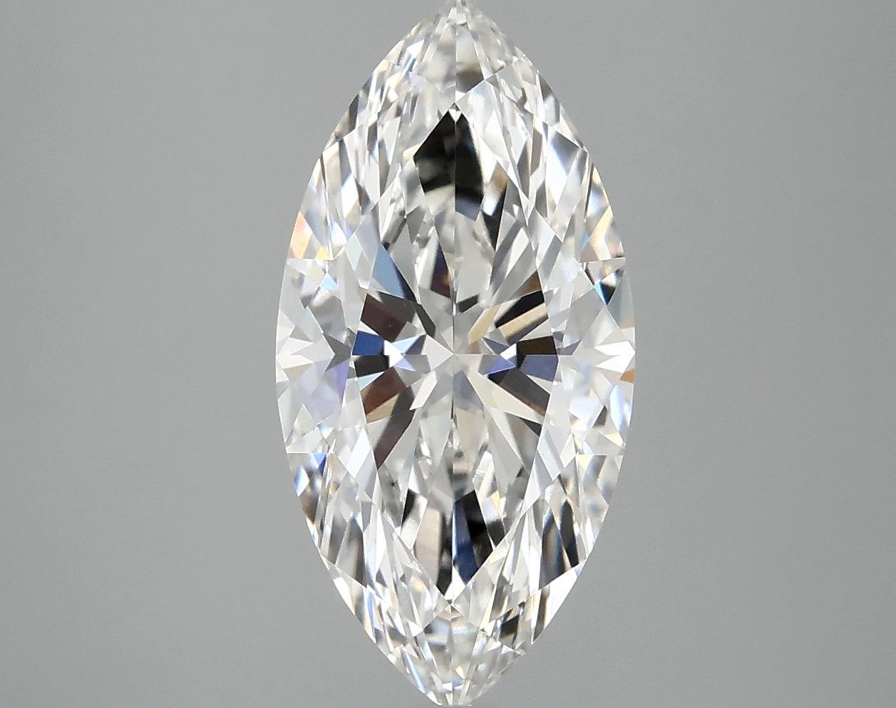 3.05 Carat Marquise Shaped Ideal Cut VS1 IGI Certified Lab Grown Diamond