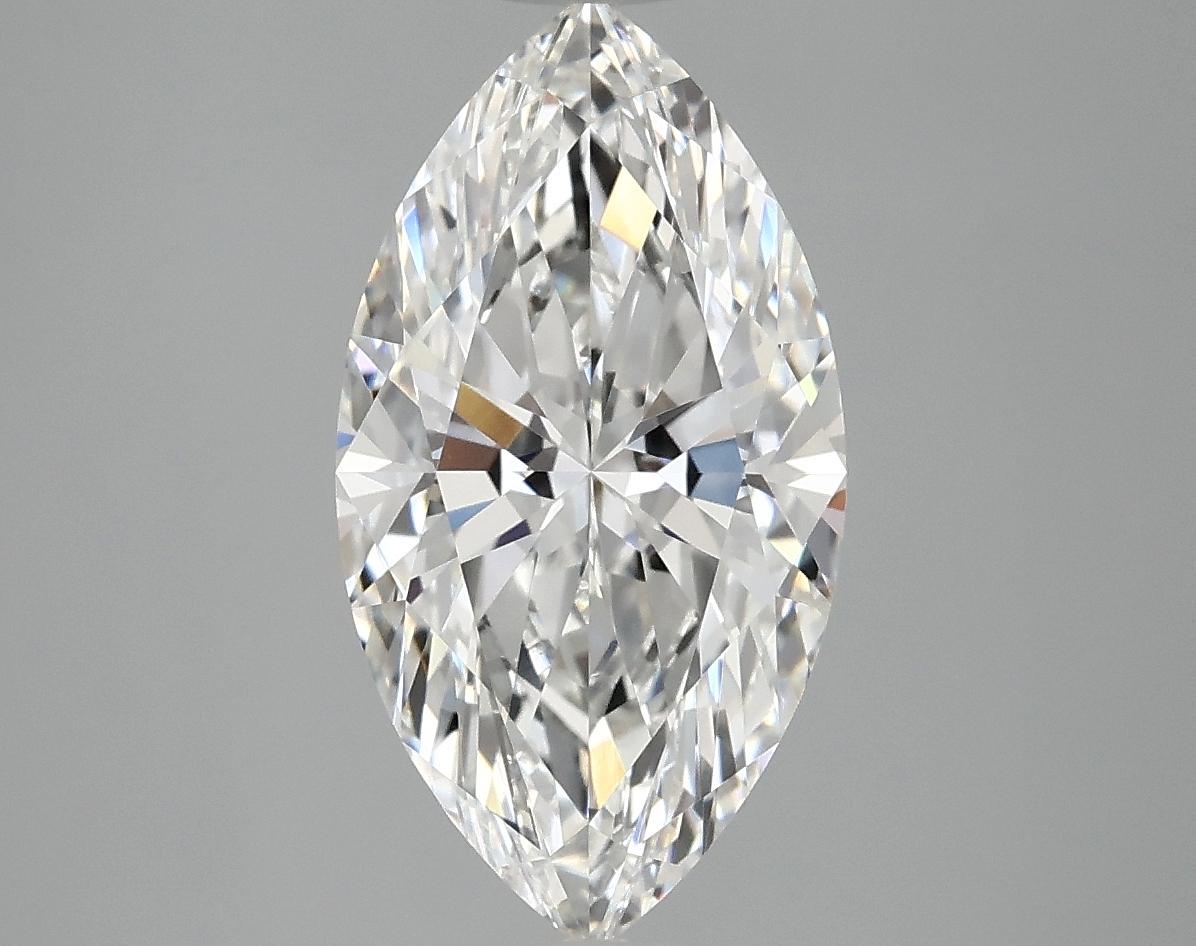 3.09 Carat Marquise Shaped Excellent Cut VVS2 IGI Certified Lab Grown Diamond