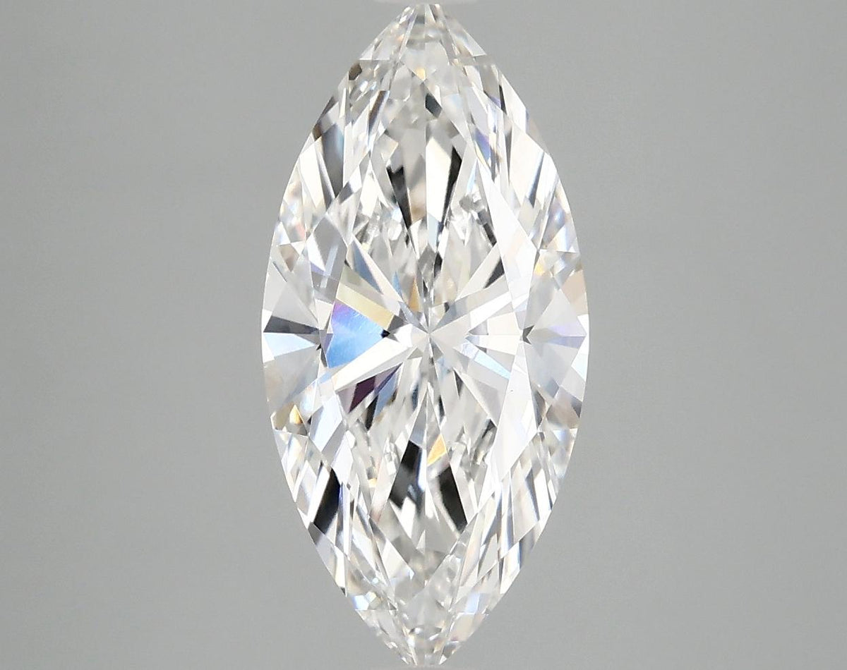 2.56 Carat Marquise Shaped Excellent Cut VS2 IGI Certified Lab Grown Diamond