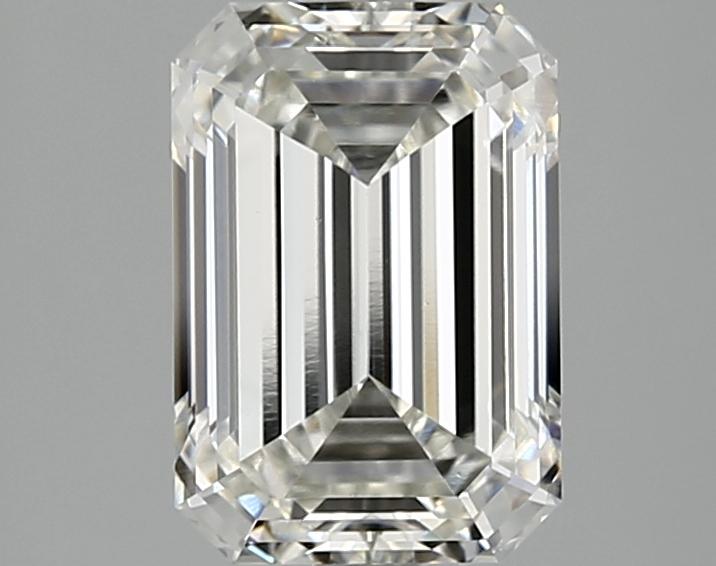 2.54 Carat Emerald Shaped Ideal Cut VS1 IGI Certified Lab Grown Diamond