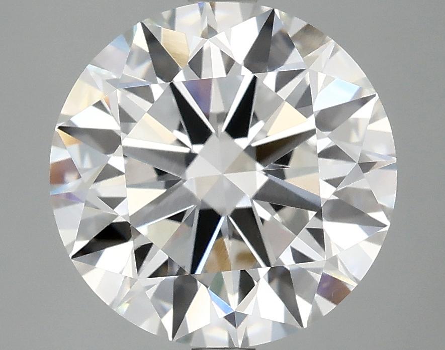 4.08 Carat Round Shaped Ideal Cut VVS2 IGI Certified Lab Grown Diamond