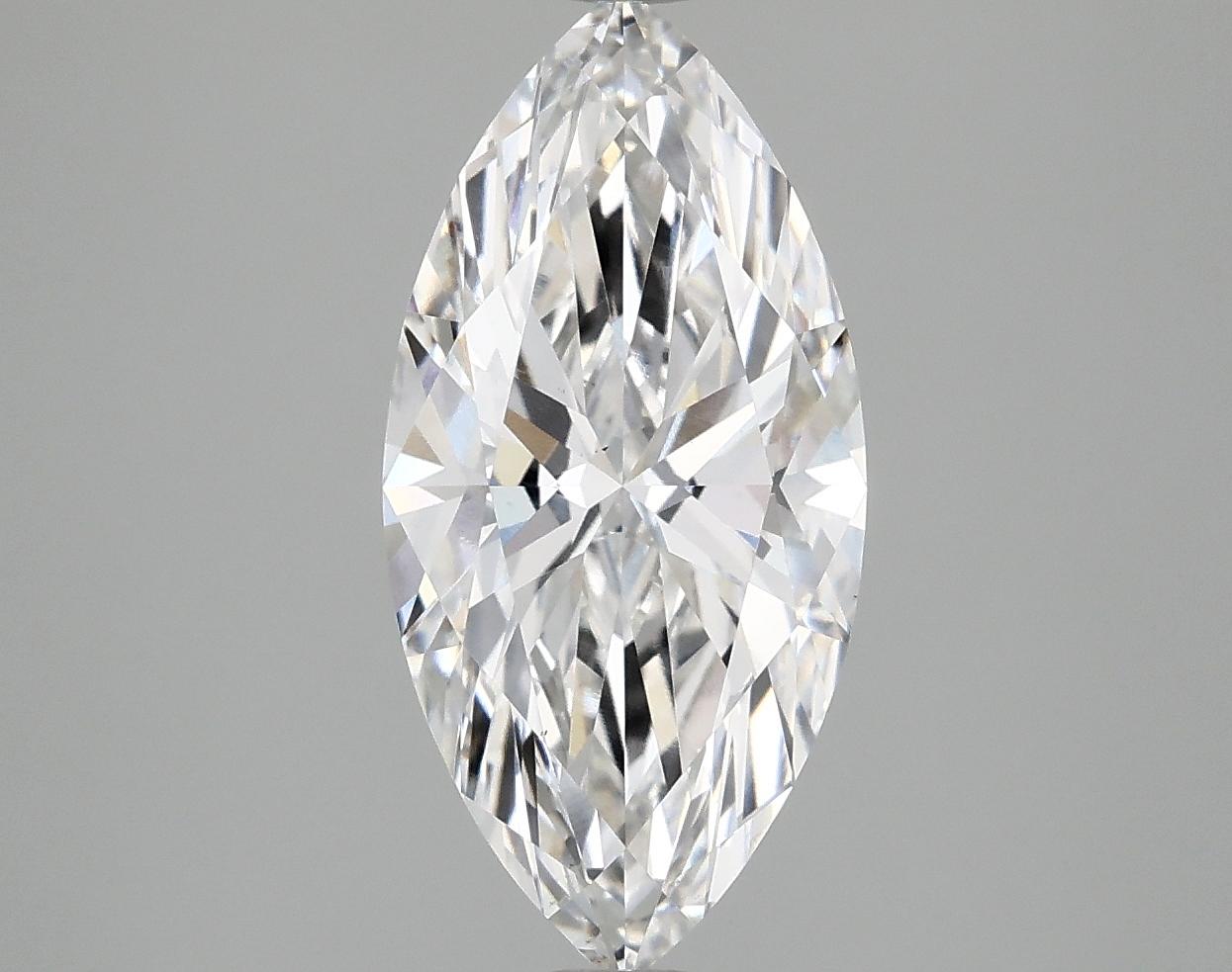 2.56 Carat Marquise Shaped Excellent Cut VS1 IGI Certified Lab Grown Diamond