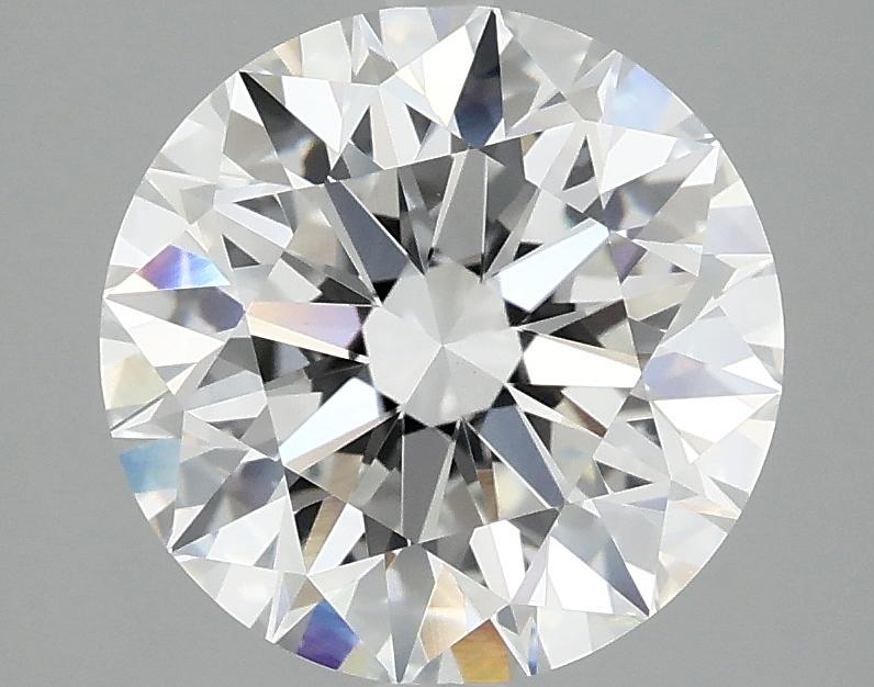 3.07 Carat Round Shaped Excellent Cut VVS2 IGI Certified Lab Grown Diamond