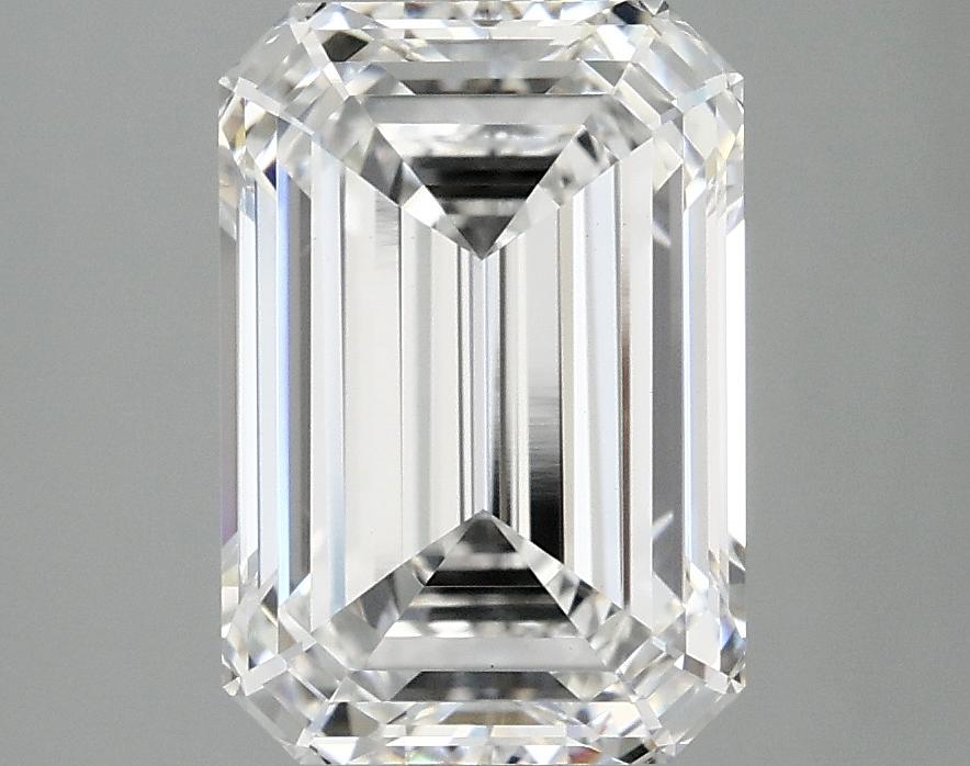 3.09 Carat Emerald Shaped Ideal Cut VS1 IGI Certified Lab Grown Diamond