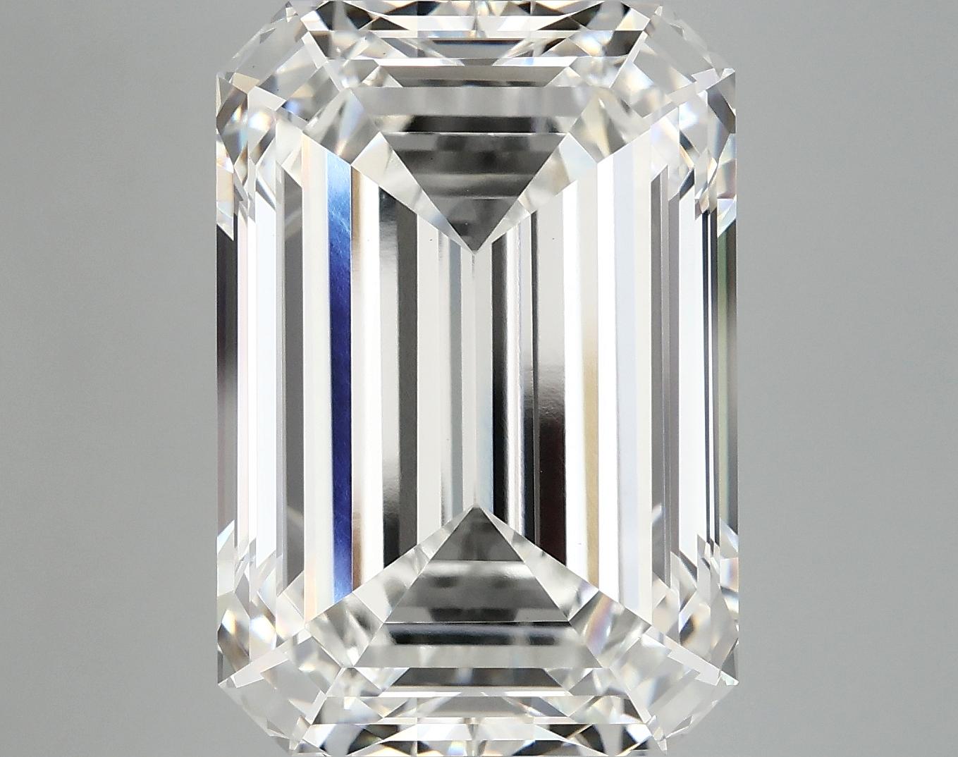 12.72 Carat Emerald Shaped Ideal Cut VVS2 IGI Certified Lab Grown Diamond