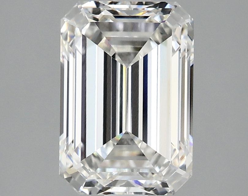 2.51 Carat Emerald Shaped Ideal Cut VVS2 IGI Certified Lab Grown Diamond