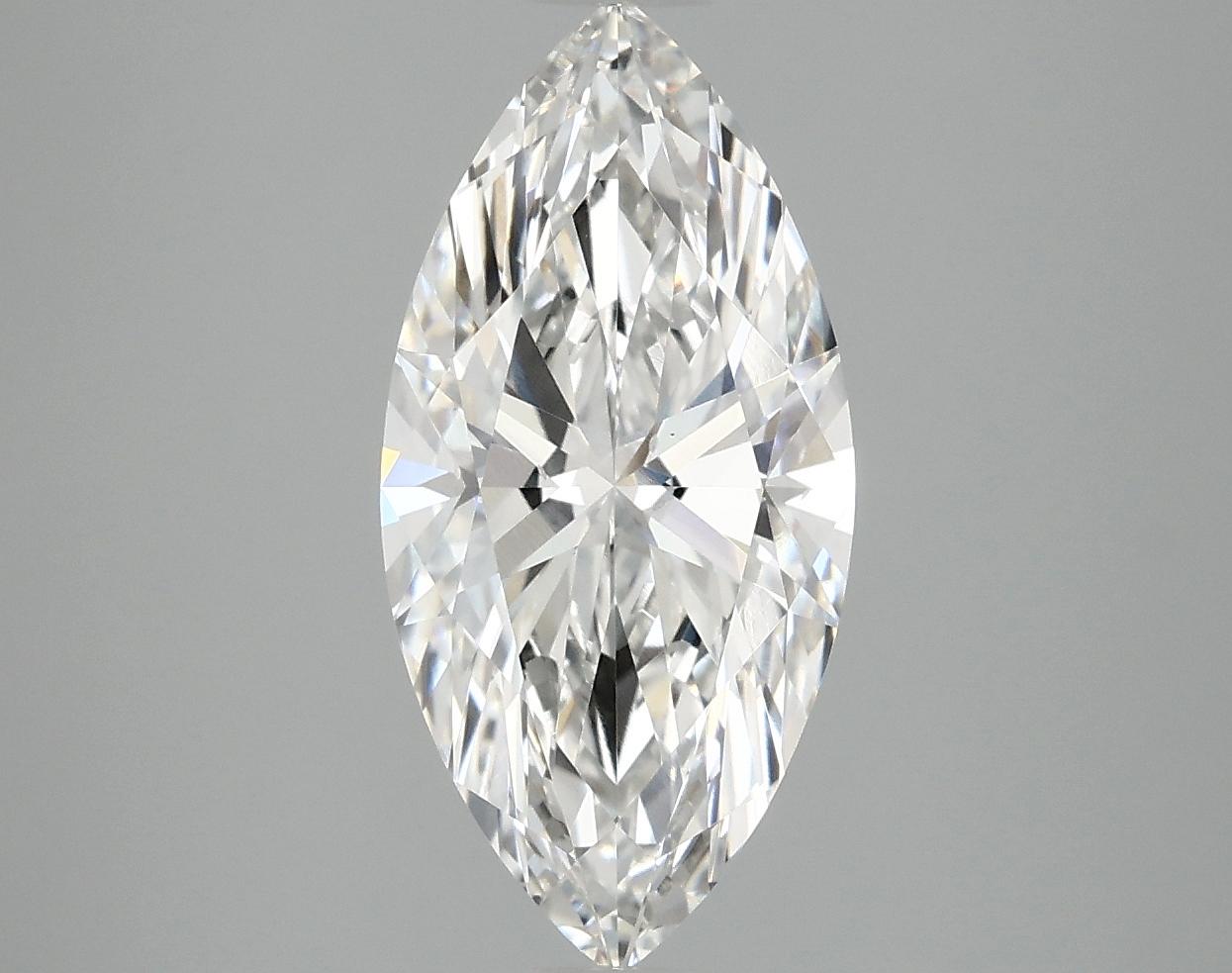 2.48 Carat Marquise Shaped Excellent Cut VS2 IGI Certified Lab Grown Diamond
