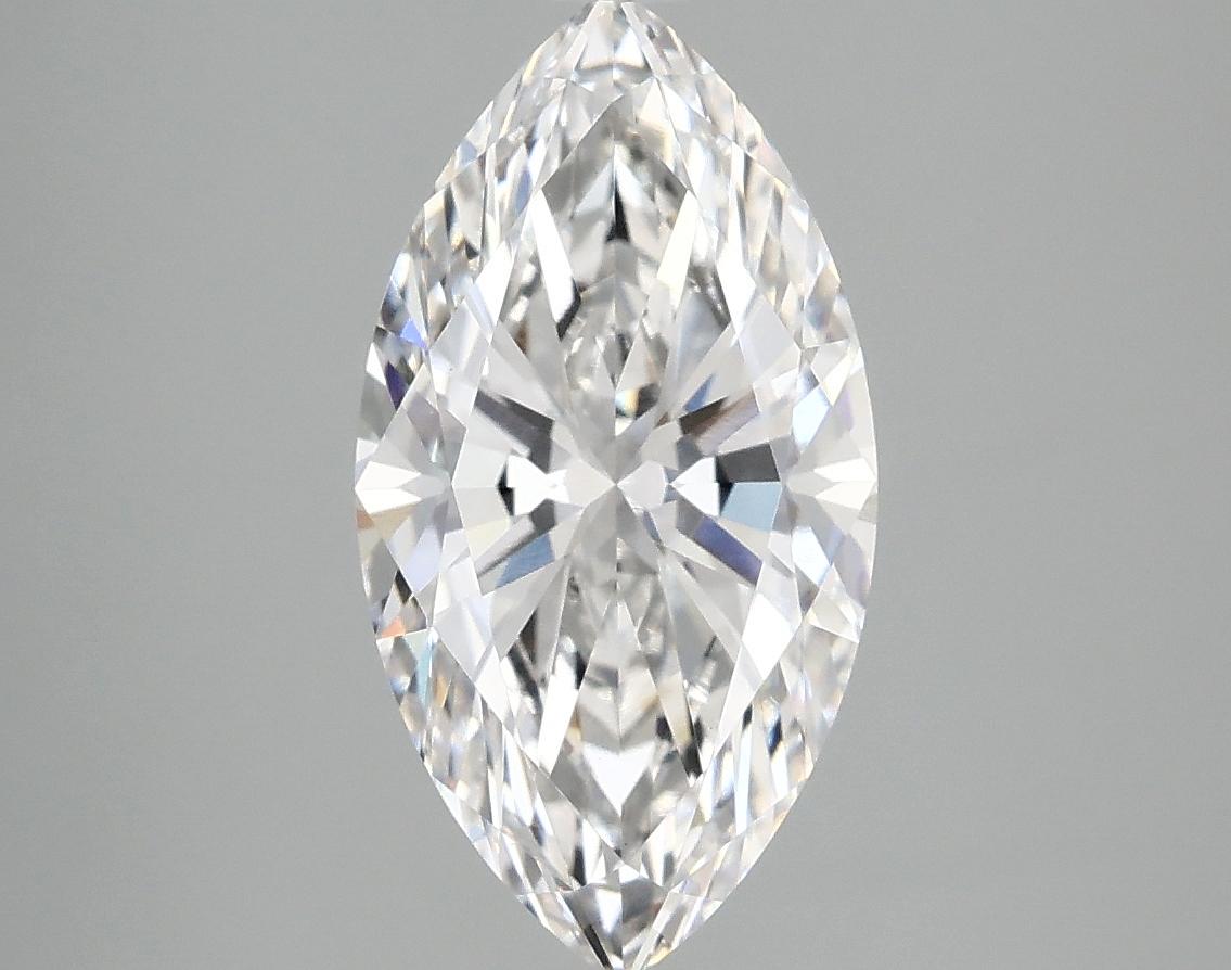 2.54 Carat Marquise Shaped Excellent Cut VVS2 IGI Certified Lab Grown Diamond
