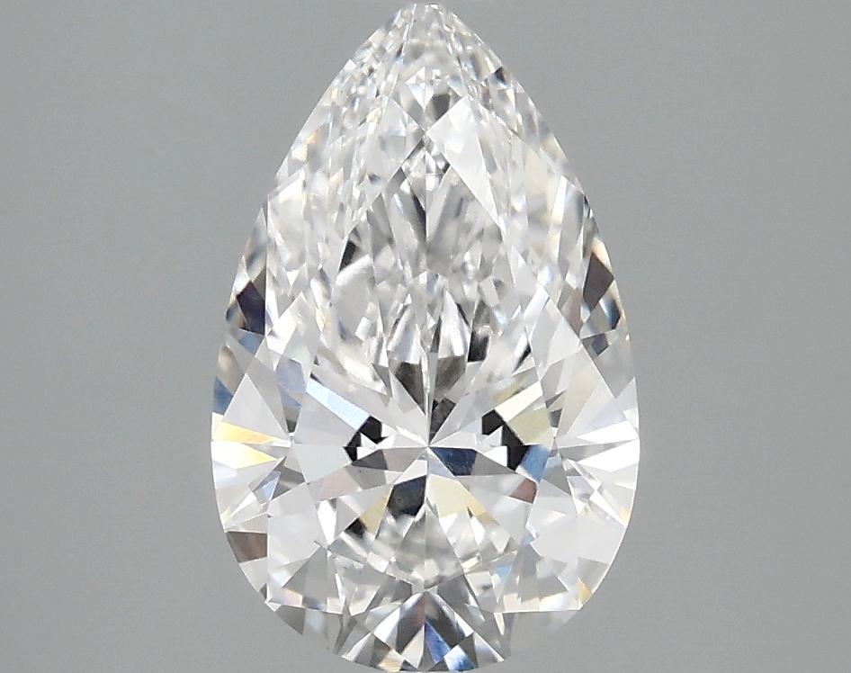 2.04 Carat Pear Shaped Ideal Cut VVS2 IGI Certified Lab Grown Diamond