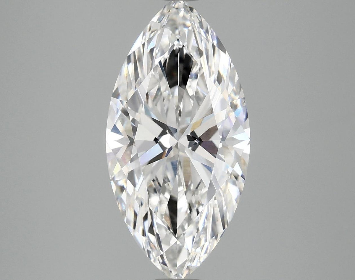 3.06 Carat Marquise Shaped Ideal Cut VVS2 IGI Certified Lab Grown Diamond