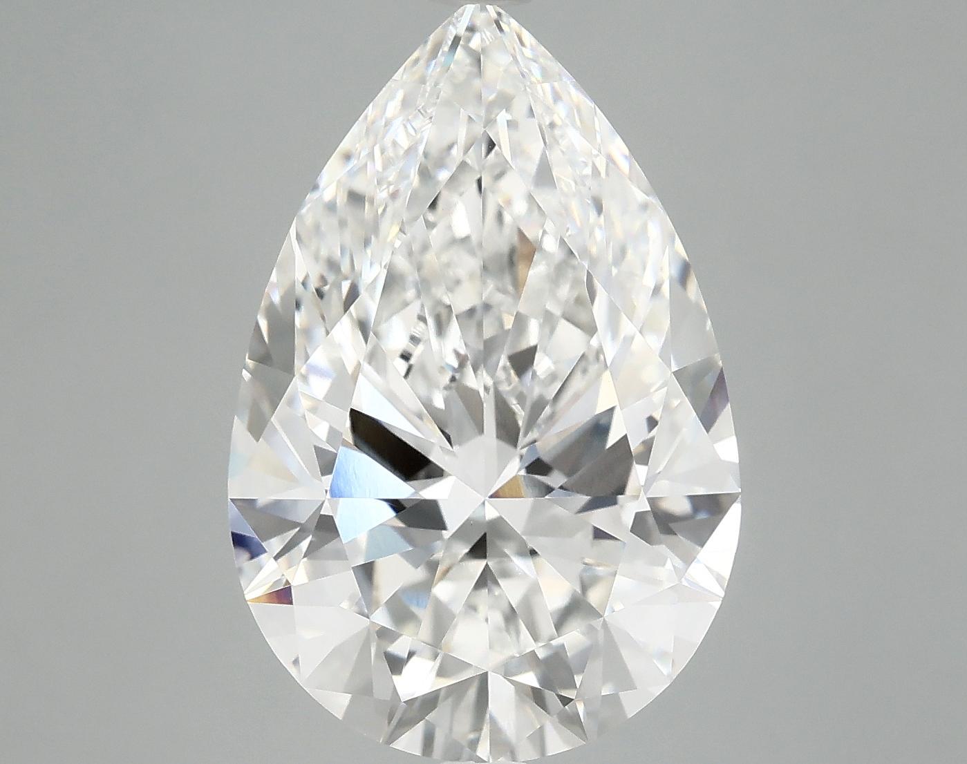 7.05 Carat Pear Shaped Excellent Cut VVS2 IGI Certified Lab Grown Diamond