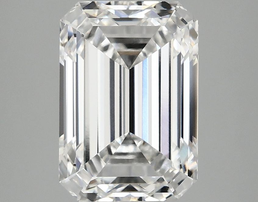 3.03 Carat Emerald Shaped Ideal Cut VVS2 IGI Certified Lab Grown Diamond