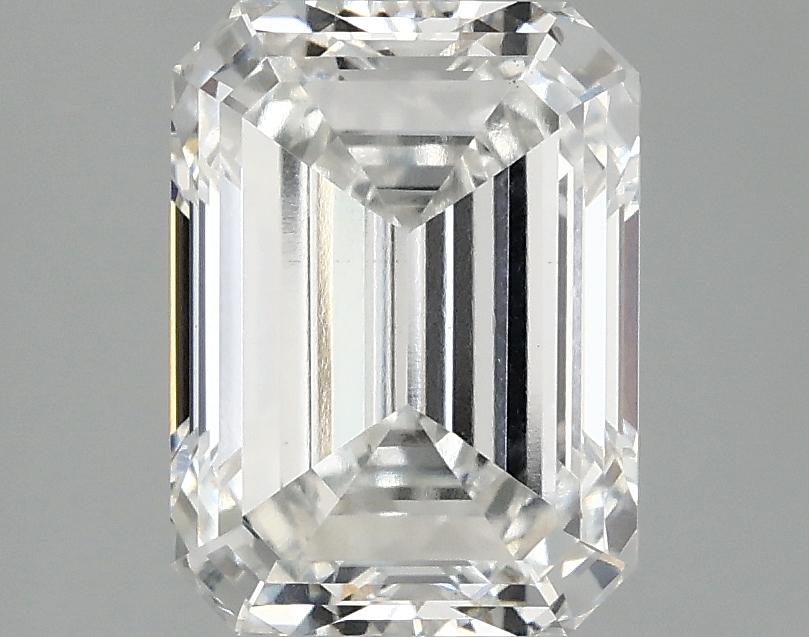 3.09 Carat Emerald Shaped Excellent Cut VS1 IGI Certified Lab Grown Diamond