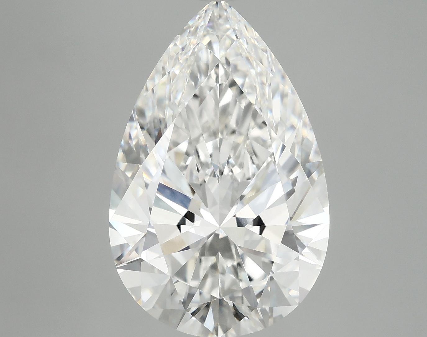 6.79 Carat Pear Shaped Ideal Cut VVS2 IGI Certified Lab Grown Diamond