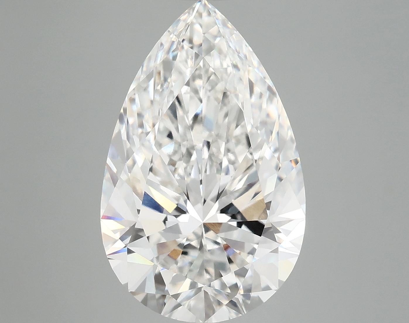 7.18 Carat Pear Shaped Ideal Cut VVS2 IGI Certified Lab Grown Diamond