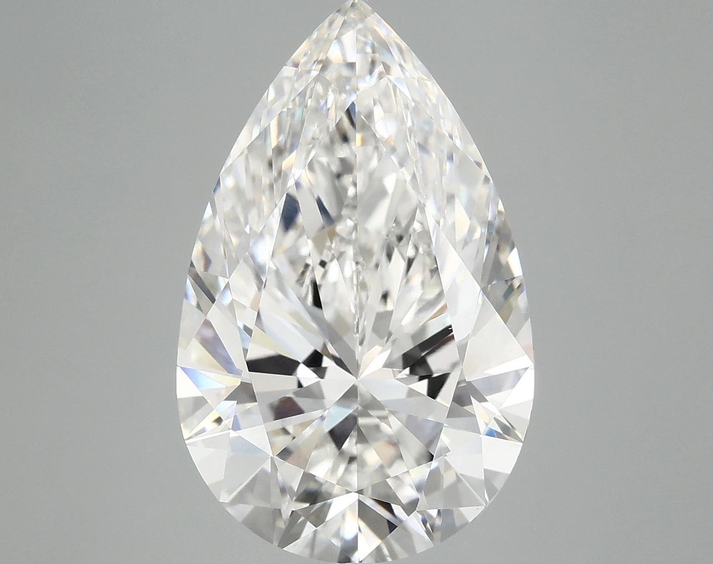 7.13 Carat Pear Shaped Ideal Cut VVS2 IGI Certified Lab Grown Diamond