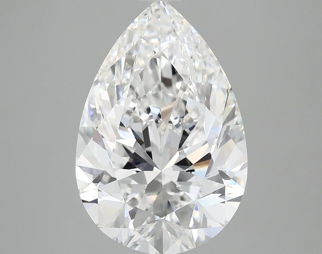 3.98 Carat Pear Shaped Excellent Cut VVS2 IGI Certified Lab Grown Diamond