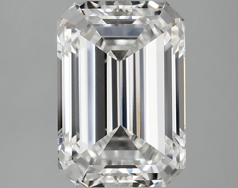 2.57 Carat Emerald Shaped Ideal Cut VVS2 IGI Certified Lab Grown Diamond