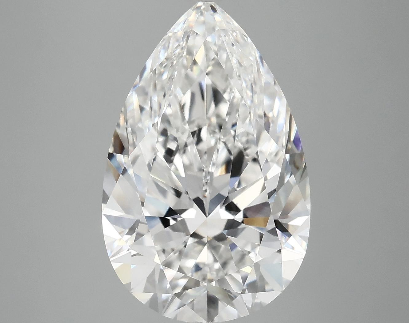 6.0 Carat Pear Shaped Ideal Cut VVS2 IGI Certified Lab Grown Diamond