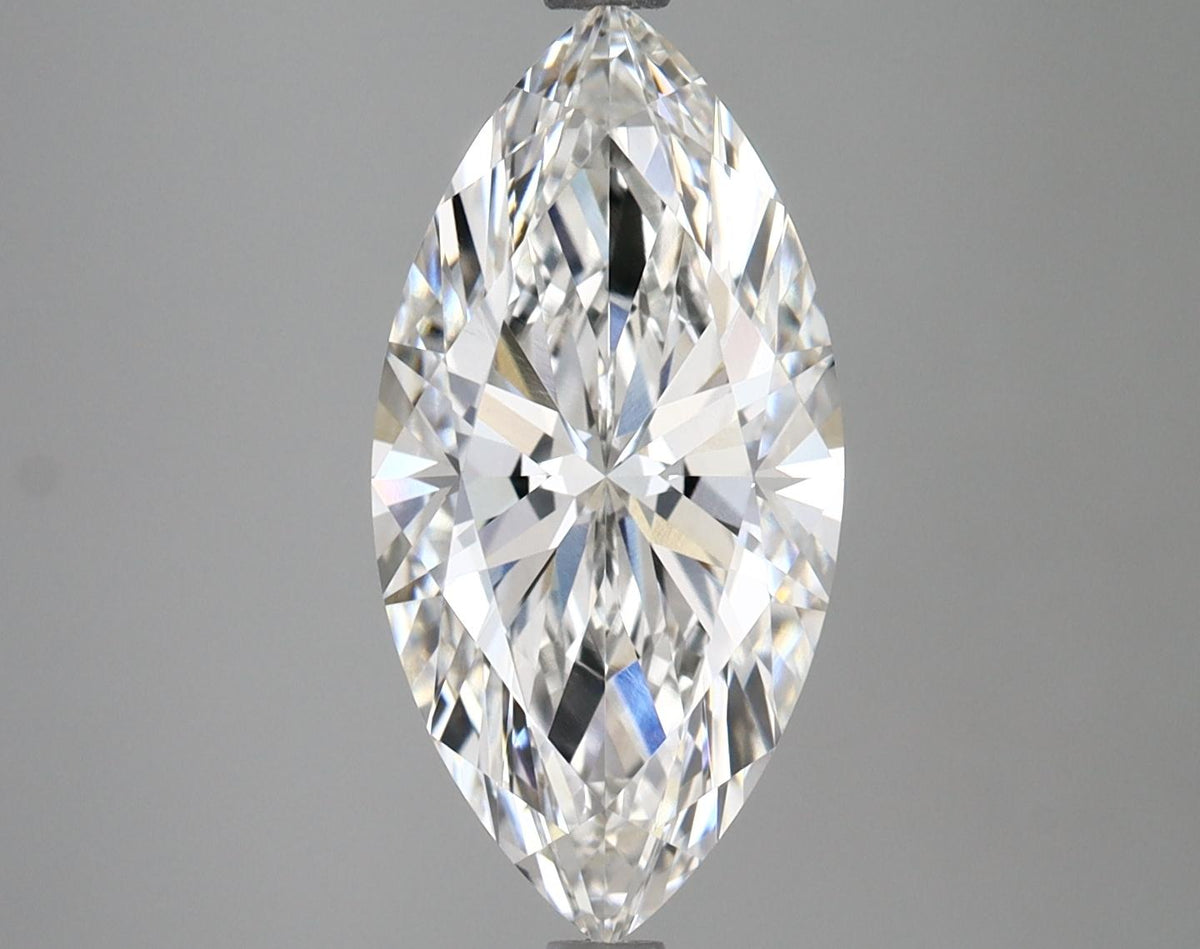 3.07 Carat Marquise Shaped Ideal Cut VVS2 IGI Certified Lab Grown Diamond