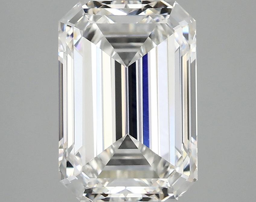 2.97 Carat Emerald Shaped Ideal Cut VVS2 IGI Certified Lab Grown Diamond