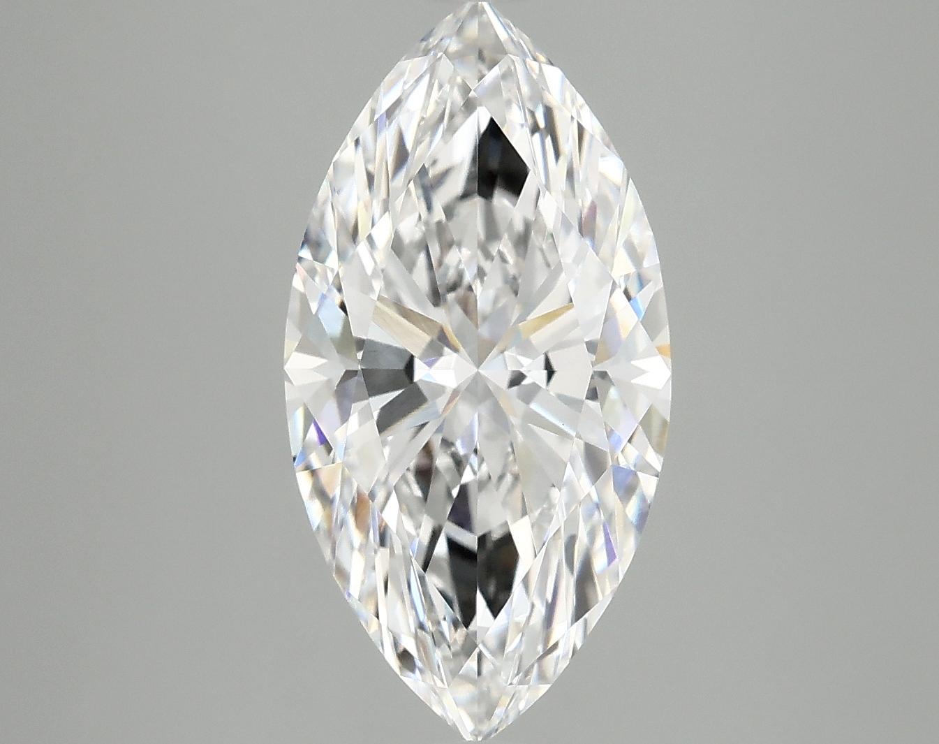 4.06 Carat Marquise Shaped Ideal Cut VVS2 IGI Certified Lab Grown Diamond