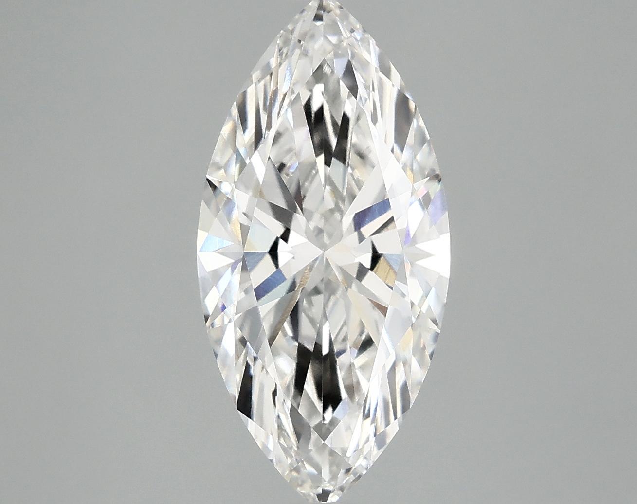3.18 Carat Marquise Shaped Ideal Cut VVS2 IGI Certified Lab Grown Diamond