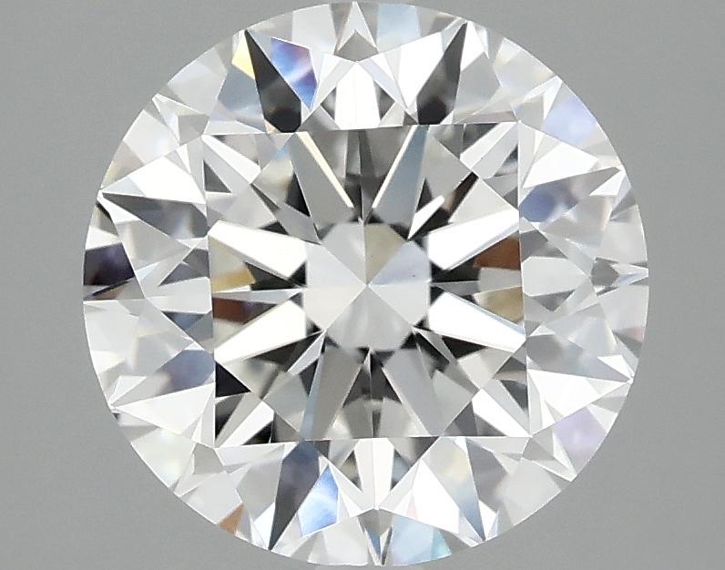 3.08 Carat Round Shaped Excellent Cut VVS2 IGI Certified Lab Grown Diamond