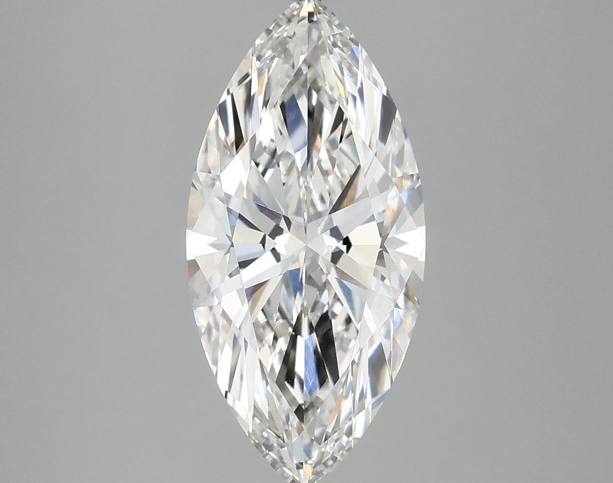2.59 Carat Marquise Shaped Excellent Cut VVS2 IGI Certified Lab Grown Diamond