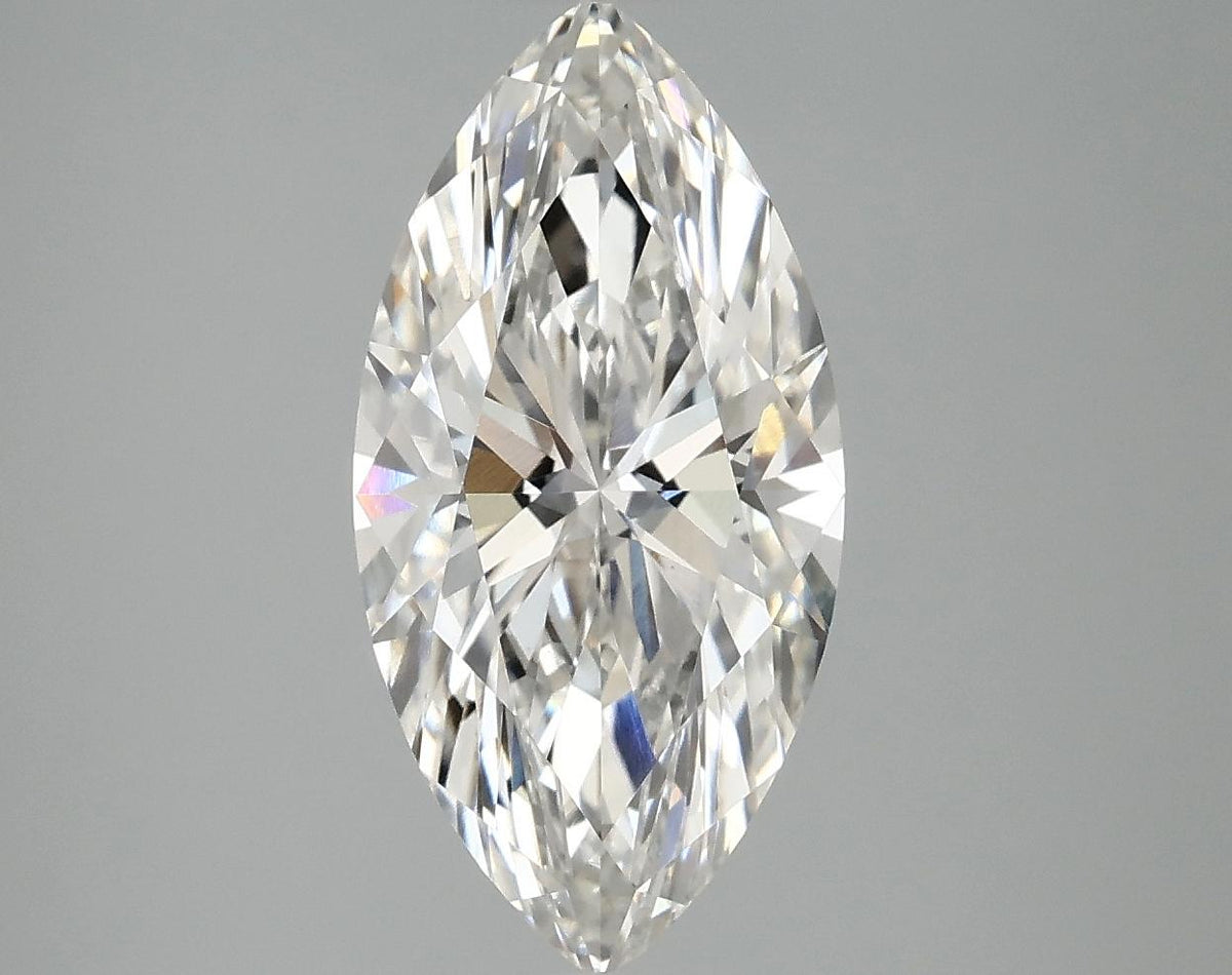 3.0 Carat Marquise Shaped Ideal Cut VVS2 IGI Certified Lab Grown Diamond