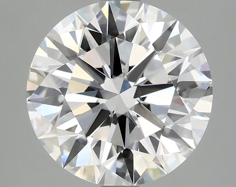 3.08 Carat Round Shaped Ideal Cut VVS2 IGI Certified Lab Grown Diamond