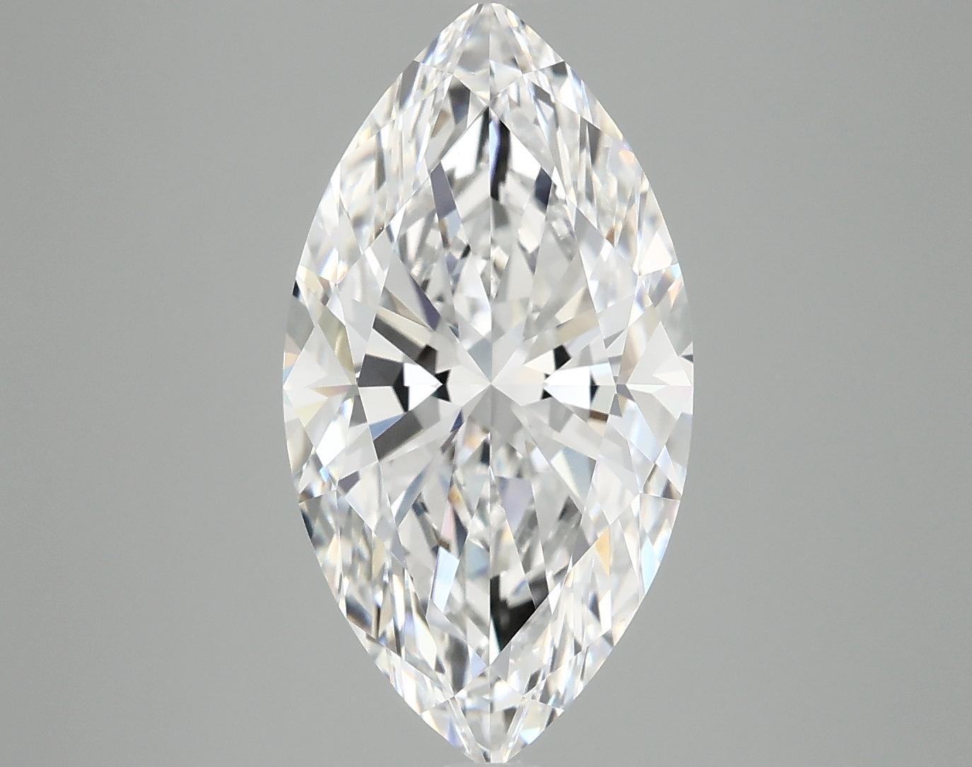 4.45 Carat Marquise Shaped Excellent Cut VVS2 IGI Certified Lab Grown Diamond