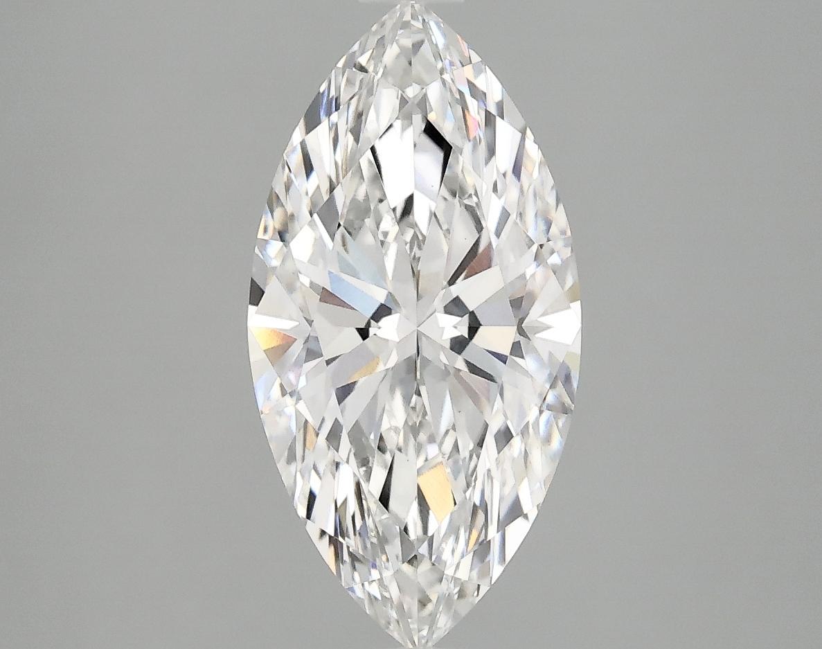 2.5 Carat Marquise Shaped Ideal Cut VVS2 IGI Certified Lab Grown Diamond
