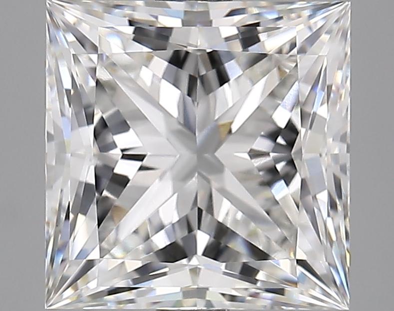 1.51 Carat Princess Shaped Ideal Cut VVS2 IGI Certified Lab Grown Diamond