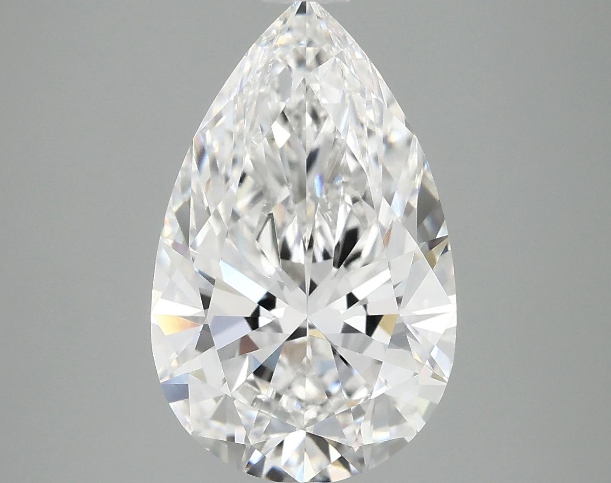 3.83 Carat Pear Shaped Ideal Cut VVS2 IGI Certified Lab Grown Diamond