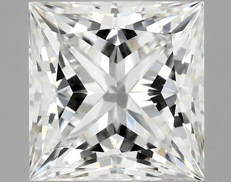 1.59 Carat Princess Shaped Ideal Cut VVS2 IGI Certified Lab Grown Diamond