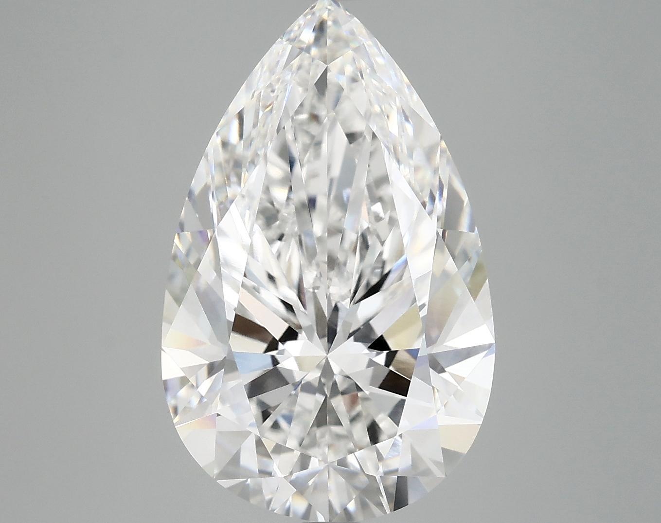 6.04 Carat Pear Shaped Ideal Cut VS1 IGI Certified Lab Grown Diamond