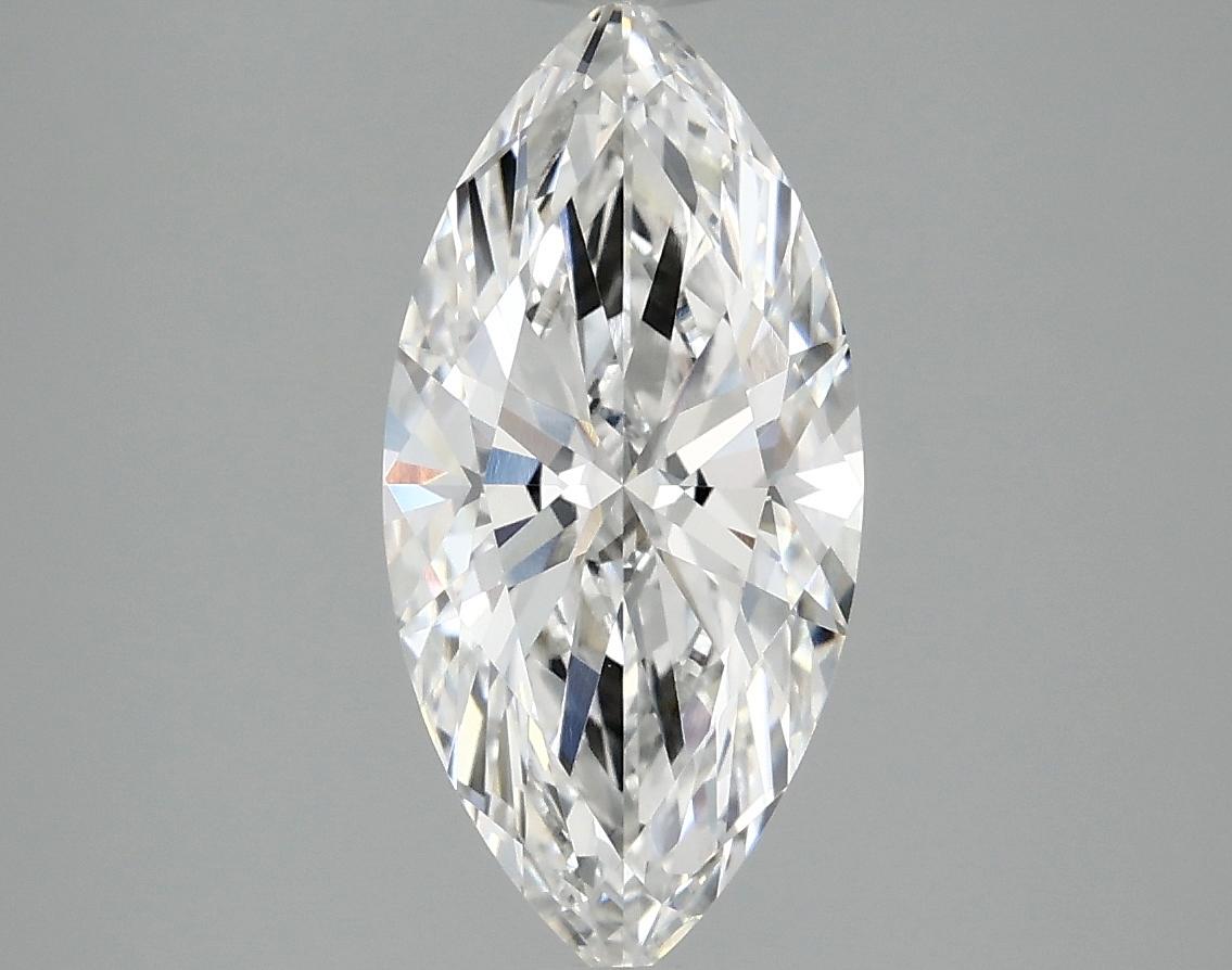 2.1 Carat Marquise Shaped Excellent Cut VVS2 IGI Certified Lab Grown Diamond