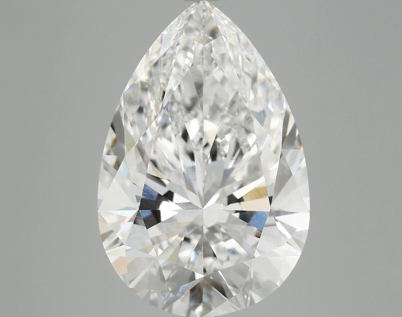 7.97 Carat Pear Shaped Excellent Cut VVS2 IGI Certified Lab Grown Diamond