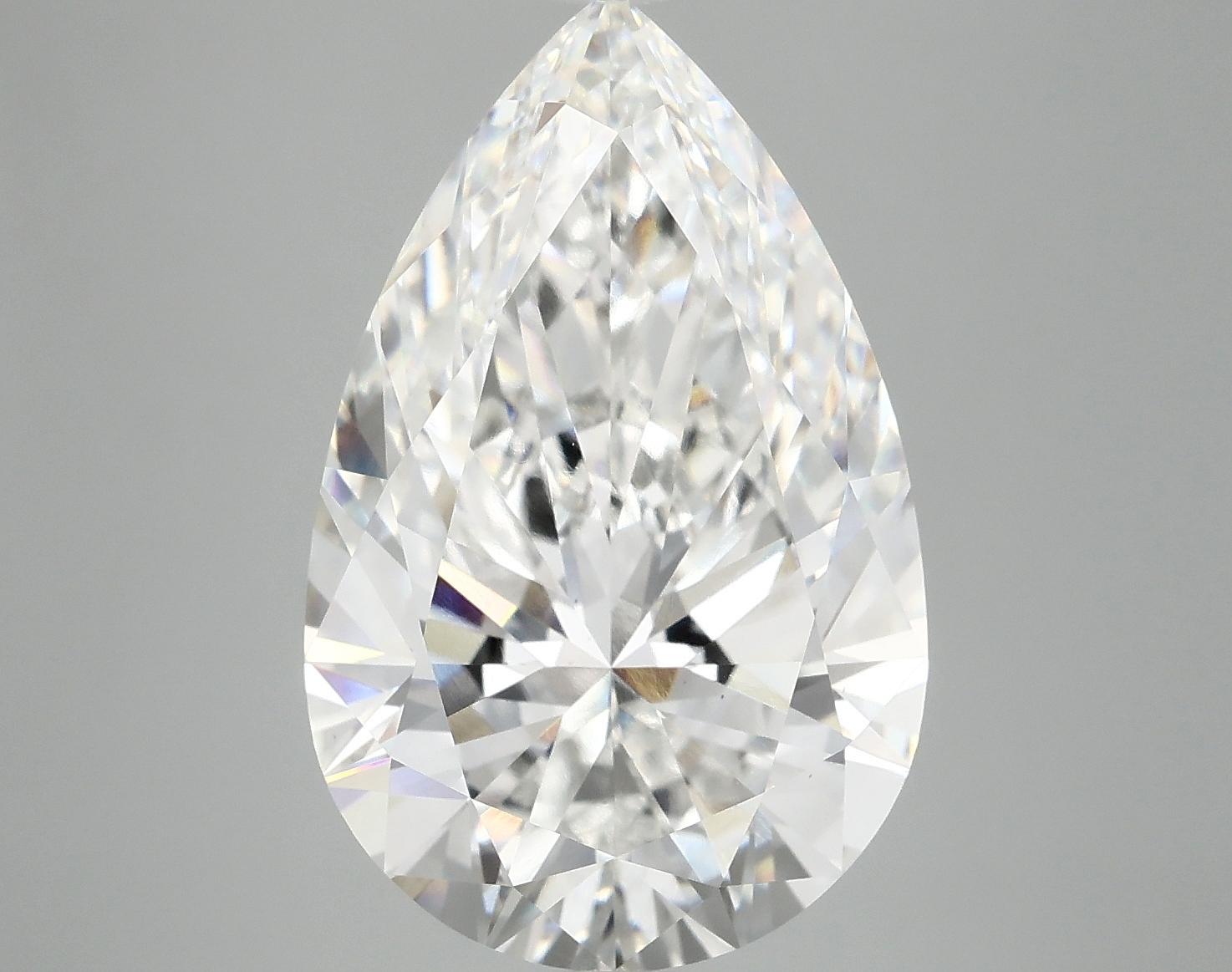 7.76 Carat Pear Shaped Ideal Cut VS1 IGI Certified Lab Grown Diamond