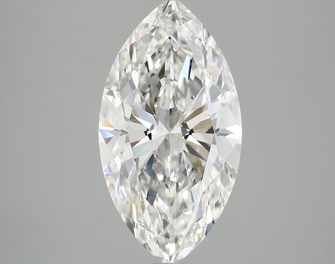 3.01 Carat Marquise Shaped Excellent Cut VVS2 IGI Certified Lab Grown Diamond