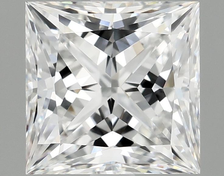 1.87 Carat Princess Shaped Ideal Cut VVS2 IGI Certified Lab Grown Diamond