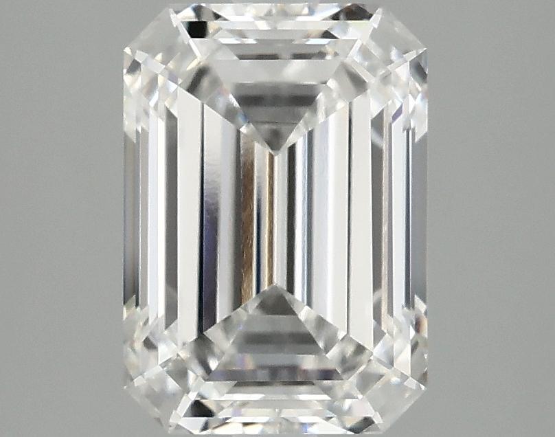 2.61 Carat Emerald Shaped Ideal Cut VVS2 IGI Certified Lab Grown Diamond