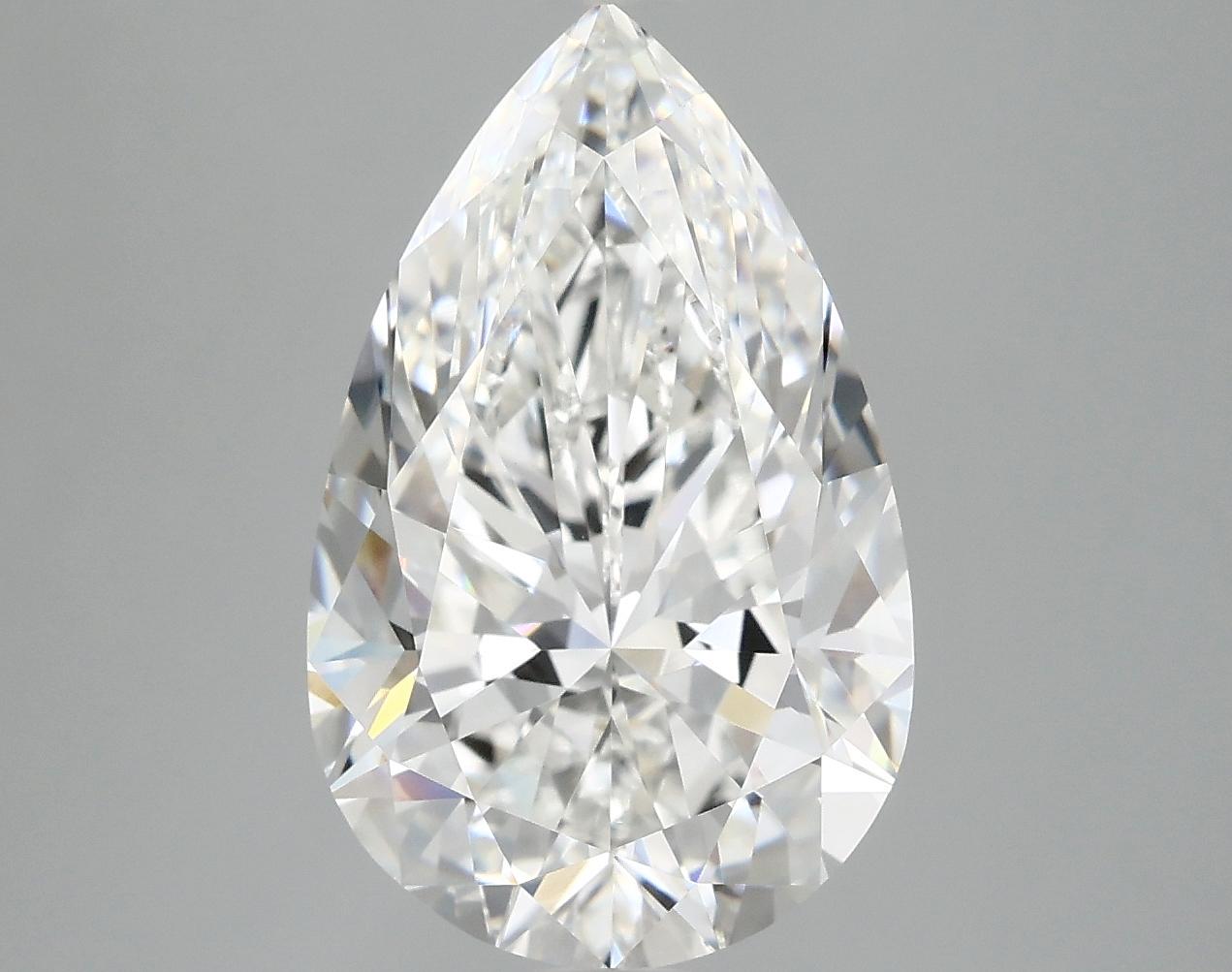 5.03 Carat Pear Shaped Ideal Cut VVS2 IGI Certified Lab Grown Diamond