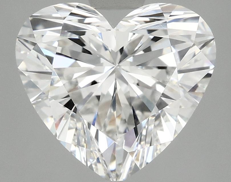 2.98 Carat Heart Shaped Ideal Cut VVS2 IGI Certified Lab Grown Diamond